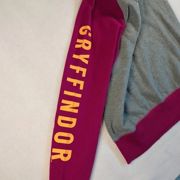 Wizarding World Harry‎ Potter Gryffindor Sweatshirt Pullover Raglan - Picture 8 of 11